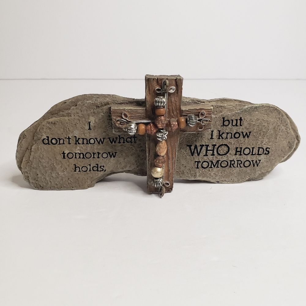 Carson Beaded Stone Cross 163